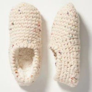 NWT Anthropologie Lemon slippers!